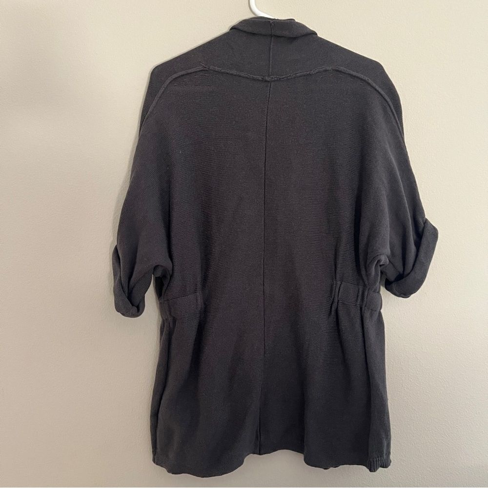 Brochu Walker Moro Cardigan Cotton Cashmere Blend Size XS Gray - Picture 5 of 7